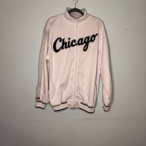 Chicago white Sox jersey zip up collar sweater
